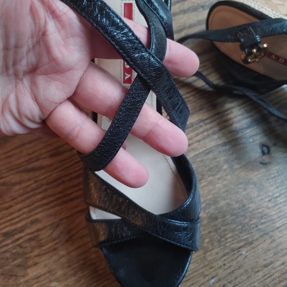 Prada shoes 38 womans 7 1/2 8 - Picture 5 of 10